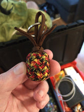 Load image into Gallery viewer, Paracord Pineapple Keychain/Blaster Charm