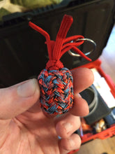 Load image into Gallery viewer, Paracord Pineapple Keychain/Blaster Charm