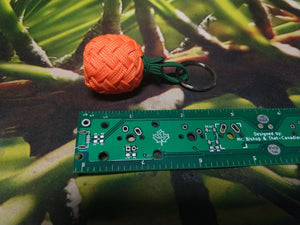 Paracord Pumpkin Keychain/Blaster Charm
